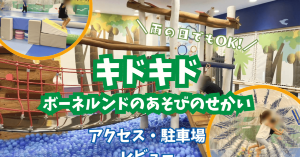 【名古屋駅直結】雨の日もOK！ボーネルンドの遊び場『キドキド（KID-O-KID）』アクセス・駐車場・レビュー
