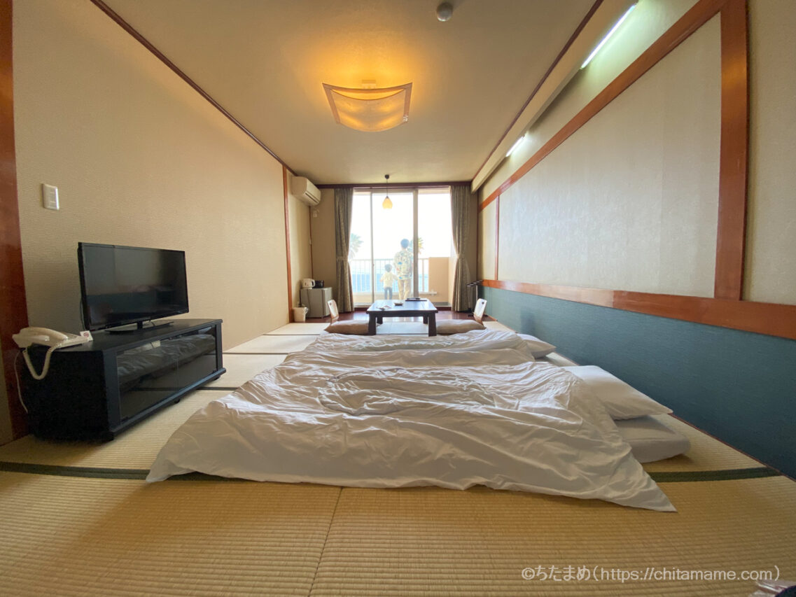 【子連れ宿泊記】南知多町　豆千待月　部屋