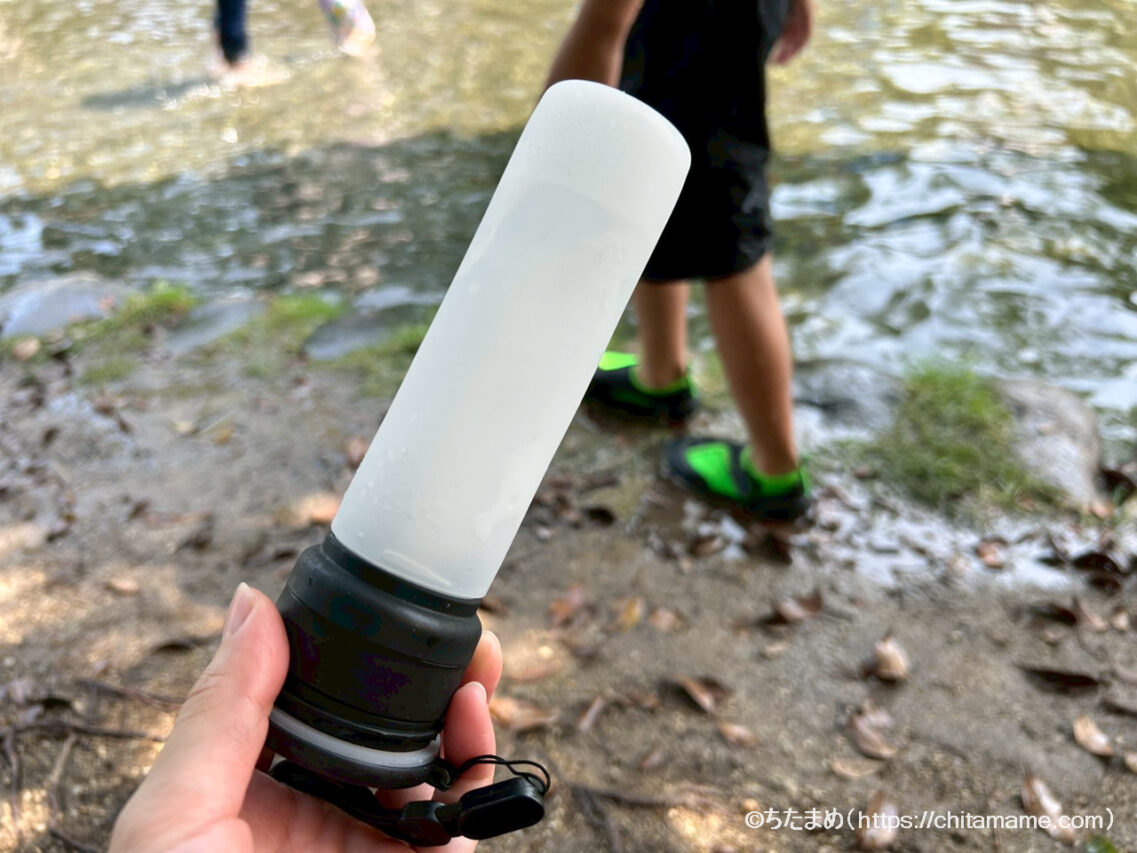 暑い日の外遊びの暑さ対策に氷嚢