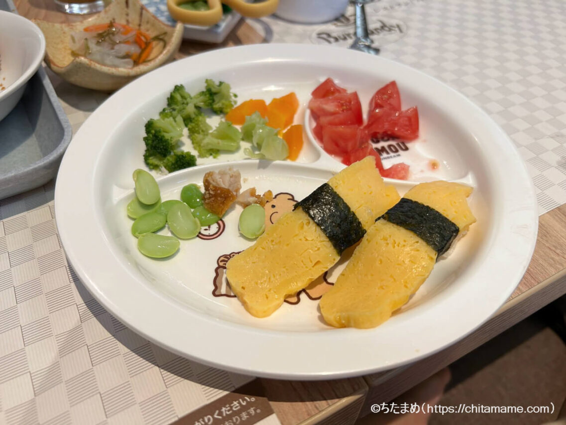 1歳の子どもが夕食バイキングで実際に食べた料理